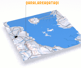 3d view of Qarālar-e Āqātaqī