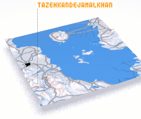 3d view of Tāzeh Kand-e Jamālkhān
