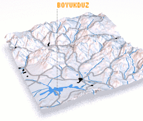 3d view of Böyük Düz