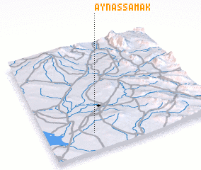 3d view of ‘Ayn as Samak