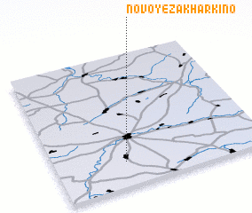 3d view of Novoye Zakharkino