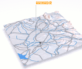 3d view of Awī Ḩāḑir