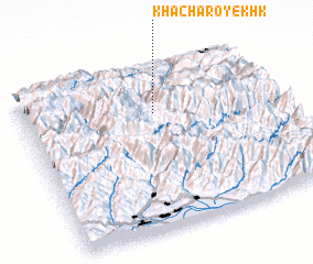 3d view of Khacharoy-Ekhk