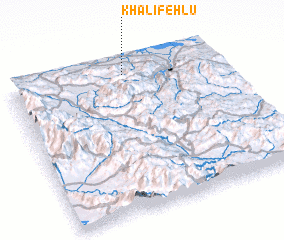 3d view of Khalīfehlū