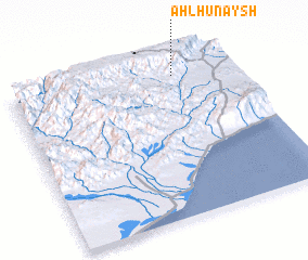 3d view of Ahl Ḩunaysh