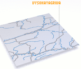 3d view of Vysokaya Griva