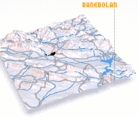 3d view of Ban-ē Bōlān