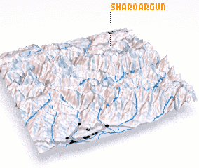 3d view of Sharo-Argun