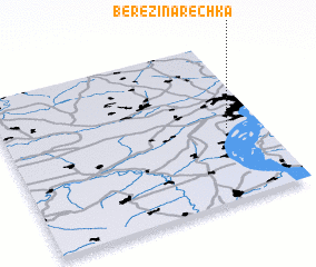 3d view of Berezina Rechka