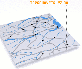 3d view of Torgovoye Talyzino