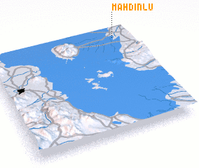 3d view of Mahdīnlū