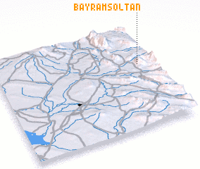 3d view of Bāyrām Solţān