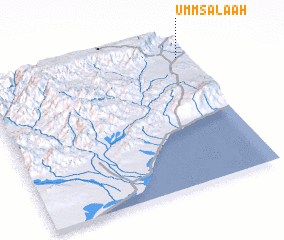 3d view of Umm Şala‘ah