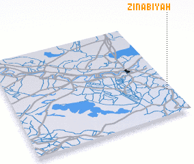 3d view of Zinābīyah