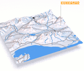 3d view of Kūh Kamar