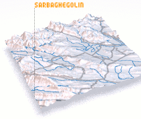 3d view of Sarbāgh-e Golīn