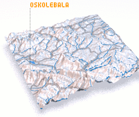 3d view of Oskol-e Bālā