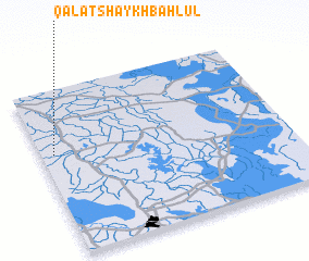 3d view of Qal‘at Shaykh Bahlūl