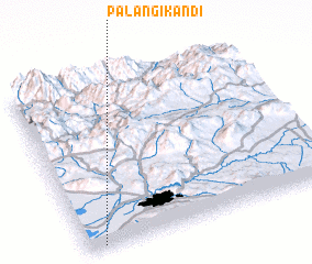 3d view of Palangī Kandī