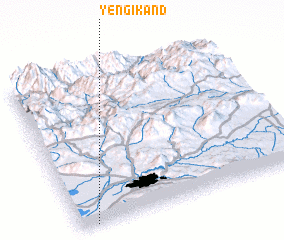 3d view of Yengī Kand