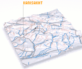 3d view of Kānī Sakht