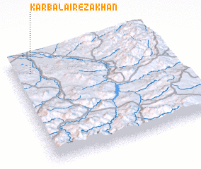 3d view of Karbalāʼī Rezā Khān