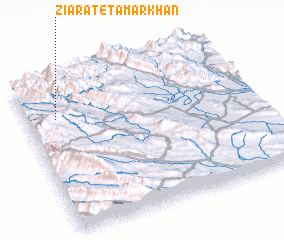 3d view of Zīārat-e Tamarkhān