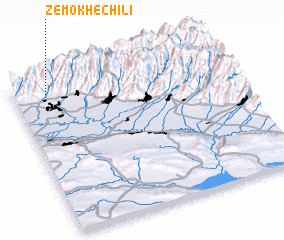 3d view of Zemo-Khechili