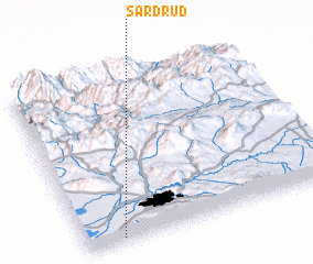 3d view of Sard Rūd