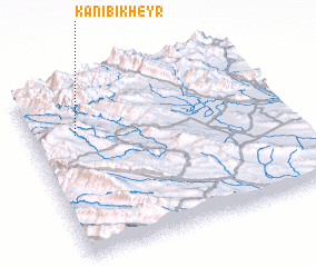 3d view of Kānī Bīkheyr