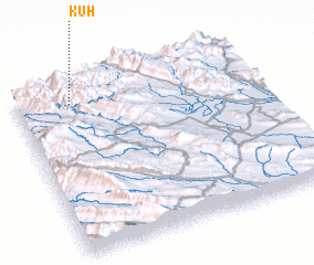 3d view of Kūh