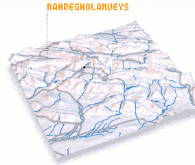 3d view of Nahr-e Gholām Veys