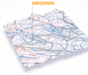 3d view of Dam Zardeh