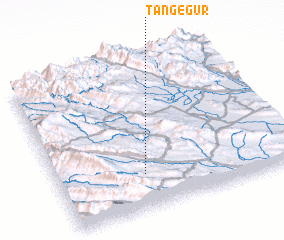 3d view of Tang-e Gūr