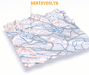 3d view of Dehtū-ye ‘Olyā