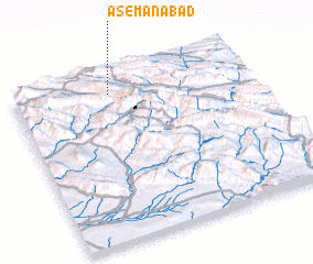 3d view of Āsemānābād