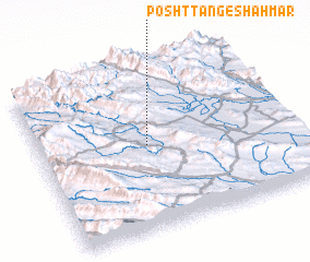 3d view of Posht Tang-e Shāhmār