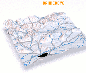 3d view of Baḩr-e Beyg