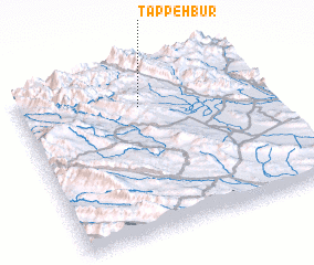 3d view of Tappeh Būr