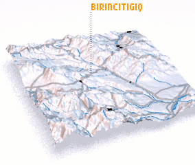 3d view of Birincı Tığıq