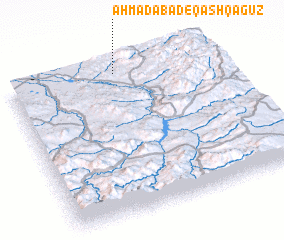 3d view of Aḩmadābād-e Qashqāgūz