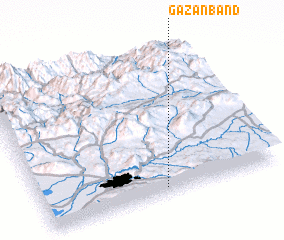 3d view of Gazānband