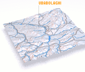 3d view of Ūbā Bolāghī