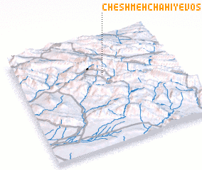 3d view of Cheshmeh Chāhī-ye Vosţá