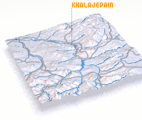 3d view of Khalaj-e Pā\