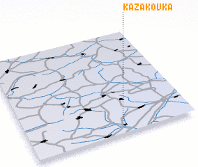 3d view of Kazakovka