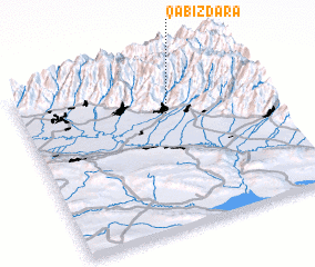 3d view of Qǝbizdǝrǝ