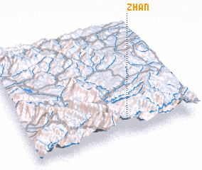 3d view of Zhān