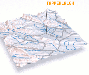 3d view of Tappeh Laleh