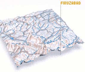 3d view of Fīrūzābād